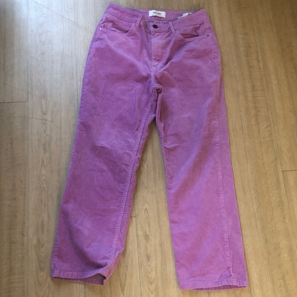 Levi's Magenta Straight-Leg Corduroy Jeans